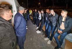 Cinayet şüphelisini gizlediği ihbarı yapıldı, fazla yolcu ve yetersiz ehliyetten ceza aldı