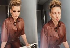 Serenay Sarıkaya kulisten paylaştı, beğeni yağdı!