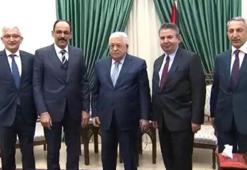 Cumhurbaşkanlığı Sözcüsü Kalın, Filistin Devlet Başkanı Abbas ile görüştü!