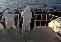 Yunanistan'ın geri ittiği lastik bottaki 35 göçmen kurtarıldı