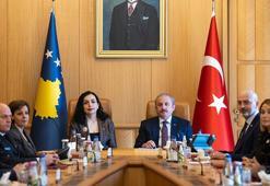 TBMM Başkanı Şentop, Kosova Cumhurbaşkanı ile görüştü