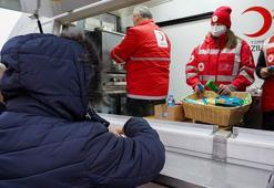 Kızılay’dan Ukrayna’ya insani yardım malzemesi desteği
