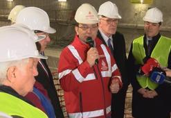 Kabataş-Mecidiyeköy-Mahmutbey metro hattındaki son rayların kaynatma işlemi yapıldı