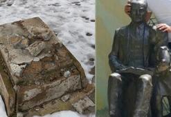 Atatürk'ün heykelini bin liraya satıp, 250'şer lira paylaşmışlar!