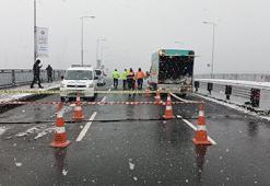 Unkapanı Köprüsü tek yönlü olarak trafiğe kapatıldı