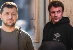 Zelenski'yi taklit eden Fransa Cumhurbaşkanı Emmanue Macron alay konusu oldu!