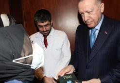 ‘Yılın hemşiresi’ Büşra Torun, ödülünü Cumhurbaşkanı Erdoğan’dan aldı