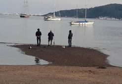 Deniz çekildi, olta balıkçılarının eli boş kaldı