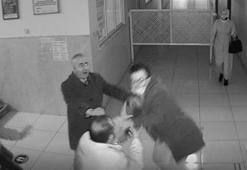 Okulda dehşet! Bıçaklı saldırı anbean görüntülendi