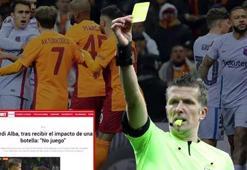 Galatasaray - Barcelona maçında ortalık karıştı! Bomba iddia: Hakemi tehdit etti