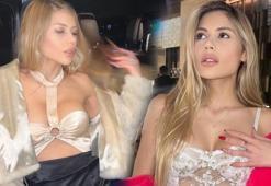Nihal Candan vücudunu streç filmle sarıp poz verdi!