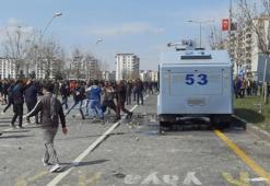 Diyarbakır'da HDP'nin nevruz etkinliği; PKK lehine slogan atanlara gözaltı