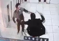 Okulda şok eden görüntüler! Veli ile öğretmenin okulda birbirine girdi