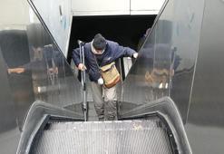 Taksim Metrosu’nda yürüyen merdiven çilesi!