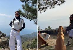 Yasemin Özilhan stres atmak için tatile çıktı!