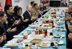 Bakan Soylu, Tuzluçayır Karakolu polisleriyle sahur yaptı