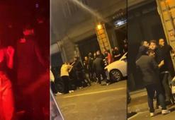 Fenomenlerin partisinde laf atma kavgası! Birbirlerine girdiler, masa ve şişeler havada uçuştu