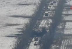 Ukrayna, Rus askeri konvoyunu vurdu