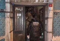 İstanbul'da uyuşturucu satıcılarına şafak baskını