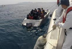 Ayvalık açıklarında 30 kaçak göçmen kurtarıldı