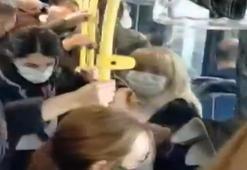 Metrobüste maske tartışması
