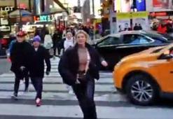 New York Times Meydanı'nda korkutan patlama! Dehşet anları saniye saniye kamerada...