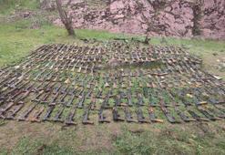 Irak'ın kuzeyinde PKK'ya ait çok sayıda silah ele geçirildi