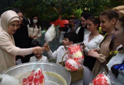 Emine Erdoğan Ukraynalı savaş mağduru çocukları misafir etti! Dünyaya diplomasi ve diyalog çağrısı