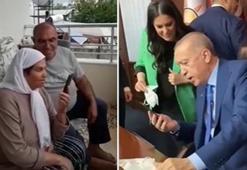 Cumhurbaşkanı Erdoğan, kanser hastası Halime teyzeyle görüştü