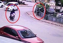 Gaspçıya direnen kadın yerde sürüklendi