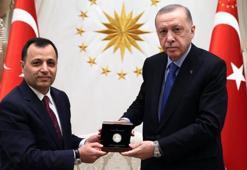Cumhurbaşkanı Erdoğan Anayasa Mahkemesi Başkanı Arslan'ı kabul etti