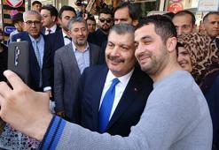 Sağlık Bakanı Koca'ya Adıyaman'da yoğun ilgi