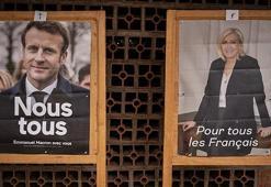 Fransa'da tarihi seçim! İlk sonuçlar geldi: Macron ve Marine Le Pen...