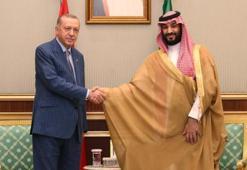 Cumhurbaşkanı Erdoğan, Suudi Arabistan Veliaht Prensi Selman’la görüştü