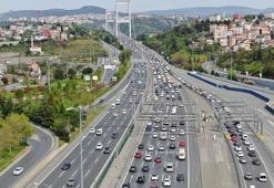İstanbul trafiğinde son durum havadan görüntülendi