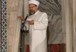 Ali Erbaş'tan Süleymaniye Camii'nde İngilizce hutbe