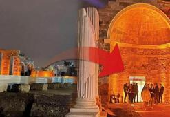 Side antik kentine bar açtılar!