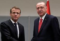 Cumhurbaşkanı Erdoğan Fransız mevkidaşı Macron ile görüştü