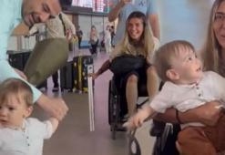 Survivor'a veda etmişti! Merve Aydın'ın oğlu ve eşi ile buluşma anı...