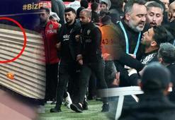 Derbi sonrası Fenerbahçe otobüsüne saldırı! Saha karıştı, protokol tribününde...