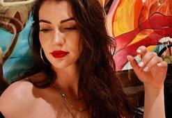 Burcu Özberk peş peşe bikinili pozlarını paylaştı! 'Ateş ediyorsun'