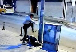 'Laf atma' kavgası! Dehşet anları kameraya yansıdı