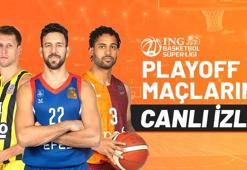 ING Basketbol Süper Ligi playoff eşleşmeleri camlı yayında Misli.com’da