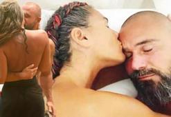 Eda Taşpınar ve sevgilisinden, dudak dudağa pozdan sonra anlamsız hareket!
