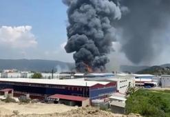 Bursa’da büyük fabrika yangını!