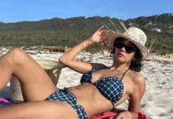 Aybüke Pusat sezonu açtı! Güneşlenirken paylaştı...