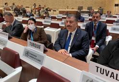 Bakan Koca İsviçre'de konuştu: Acil durumlarda insan temelli adımlar atmalıyız!