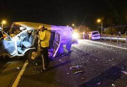 Minibüs ters yöne girdi; 1'i ağır 5 yaralı