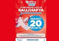 Çılgın Sayısal Loto’nun en ‘Ballı Hafta’sı başlıyor, oyun severler illa ki kazanıyor!