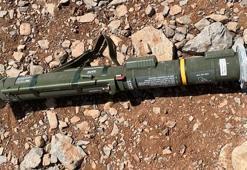 Teröristlerin kullandığı mağaradan İsveç yapımı AT-4 silah çıktı